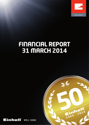 Vorschaubild Einhell Germany Quartalsbericht 2014-q1