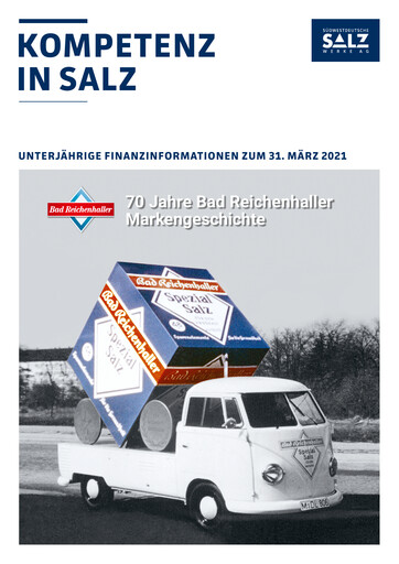 Miniature Südwestdeutsche Salzwerke Rapport trimestriel 2021-q1
