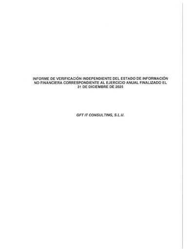 Thumbnail GFT Technologies ESG Report 2025