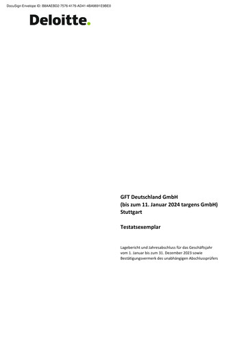 Thumbnail GFT Technologies Financial Statement 2023