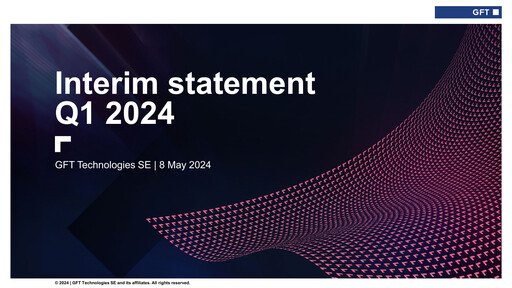 Miniature GFT Technologies Rapport trimestriel 2024-q1