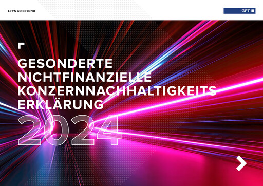 Miniature GFT Technologies Rapport de durabilité 2024
