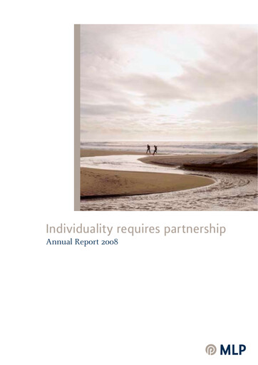 Thumbnail MLP SE Annual Report 2008