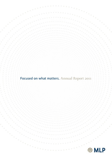 Thumbnail MLP SE Annual Report 2011