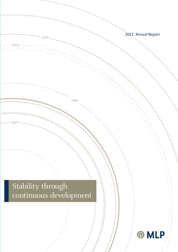 Thumbnail MLP SE Annual Report 2012
