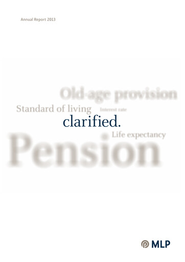 Thumbnail MLP SE Annual Report 2013