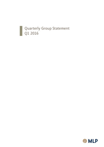 Thumbnail MLP SE Quarterly Report 2016-q1