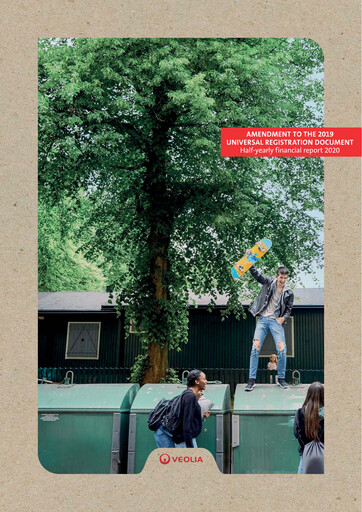 Miniature Veolia Rapport semestriel 2020