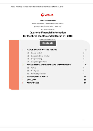 Thumbnail Veolia Quarterly Report 2018-q1