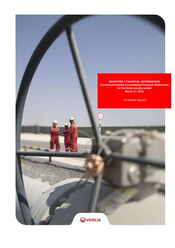 Thumbnail Veolia Quarterly Report 2022-q1