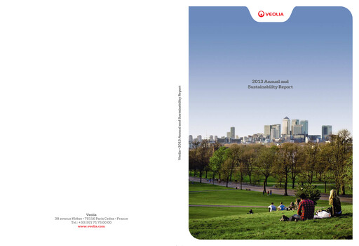 Thumbnail Veolia Sustainability Report 2013