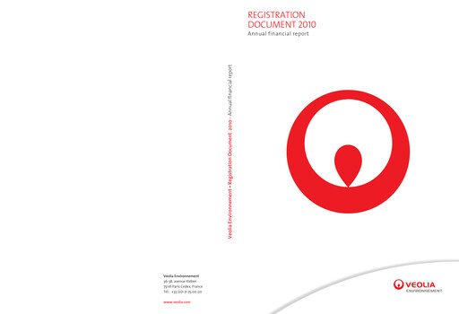 Thumbnail Veolia Universal Registration Document 2010