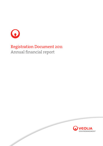 Thumbnail Veolia Universal Registration Document 2011