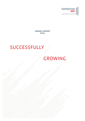 Thumbnail Hamborner REIT Annual Report 2015