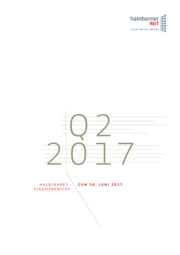 Thumbnail Hamborner REIT Half-year Report 2017-h1