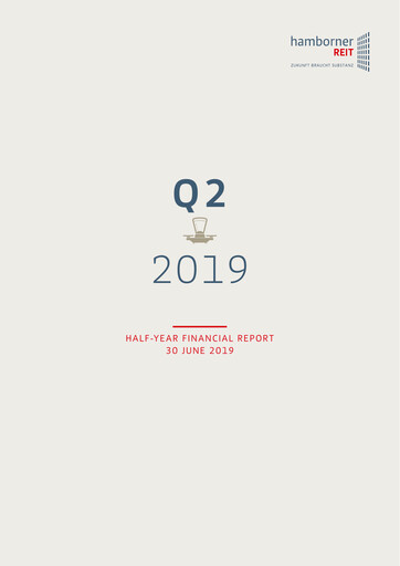 Miniature Hamborner REIT Rapport semestriel 2019-h1
