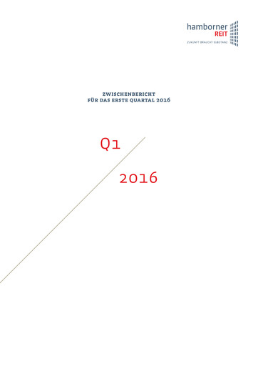 Thumbnail Hamborner REIT Quarterly Report 2016-q1