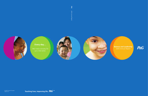 Thumbnail Procter & Gamble Annual Report 2005
