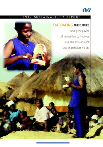 Thumbnail Procter & Gamble Sustainability Report 1999