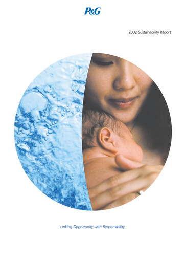 Thumbnail Procter & Gamble Sustainability Report 2002
