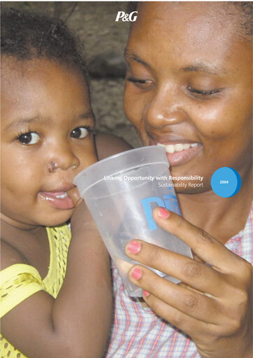 Thumbnail Procter & Gamble Sustainability Report 2004