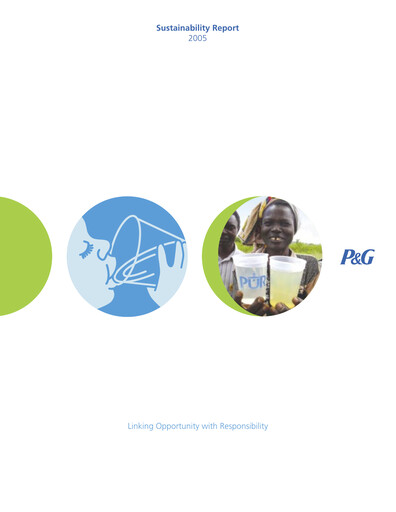 Thumbnail Procter & Gamble Sustainability Report 2005
