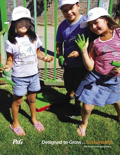 Thumbnail Procter & Gamble Sustainability Report 2007