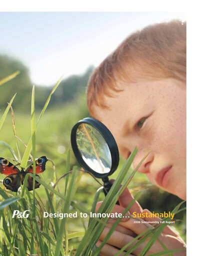 Thumbnail Procter & Gamble Sustainability Report 2008