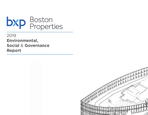 Thumbnail BXP, Inc.
 ESG Report 2019