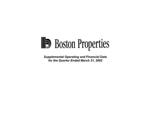 Thumbnail BXP, Inc.
 Quarterly Report 2002-q1