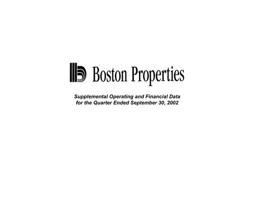 Thumbnail BXP, Inc.
 Quarterly Report 2002-q3