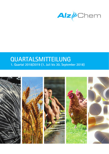Vorschaubild AlzChem Group Quartalsbericht 2018-q3