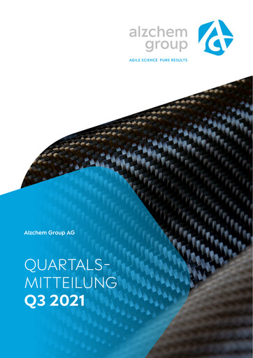 Vorschaubild AlzChem Group Quartalsbericht 2021-q3
