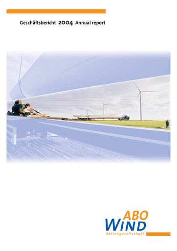Thumbnail ABO Energy Annual Report 2004
