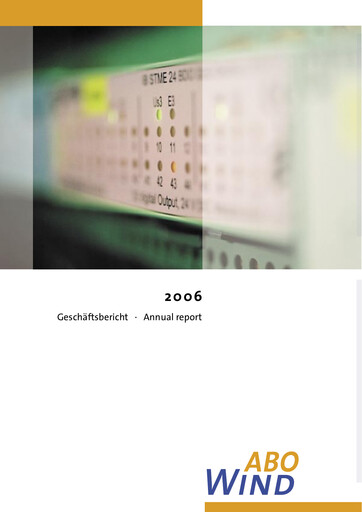Thumbnail ABO Energy Annual Report 2006