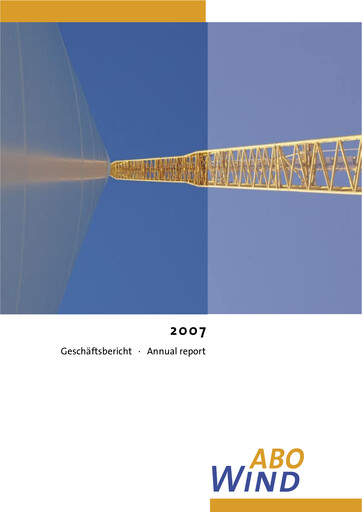 Thumbnail ABO Energy Annual Report 2007
