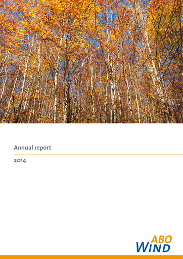 Thumbnail ABO Energy Annual Report 2014
