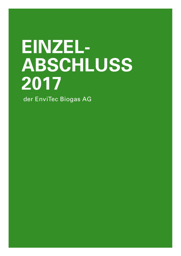Thumbnail EnviTec Biogas Financial Statement 2017