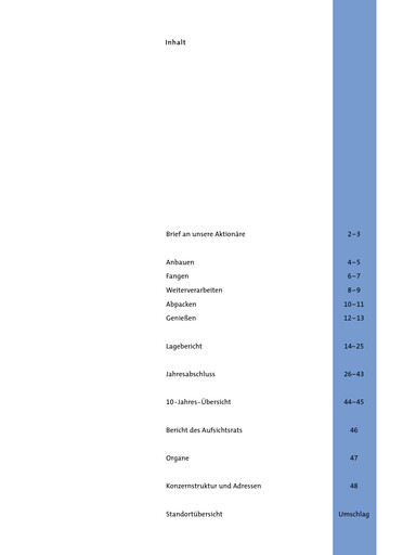 Thumbnail FRoSTA AG Annual Report 2001