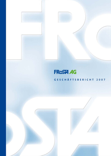 Thumbnail FRoSTA AG Annual Report 2007