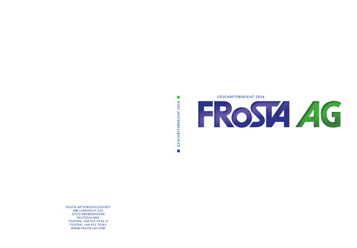 Thumbnail FRoSTA AG Annual Report 2014