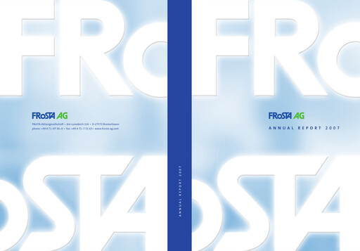Thumbnail FRoSTA AG Annual Report 2007