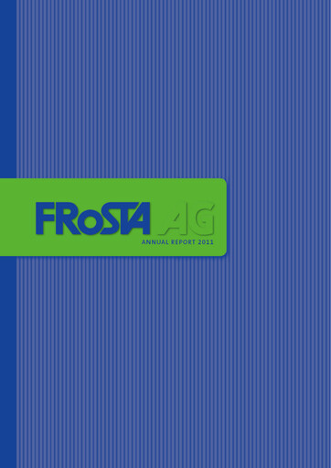 Thumbnail FRoSTA AG Annual Report 2011