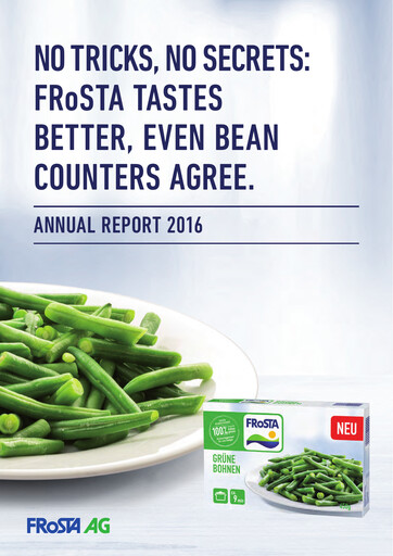 Thumbnail FRoSTA AG Annual Report 2016