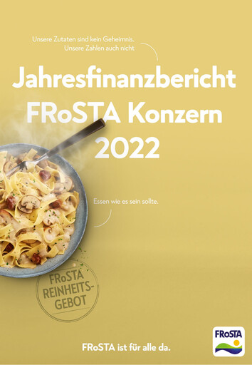 Thumbnail FRoSTA AG Financial Report 2022