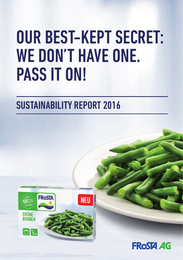 Thumbnail FRoSTA AG Sustainability Report 2016