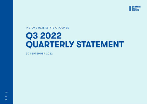 Thumbnail Instone Real Estate Group Quarterly Report 2022-q3