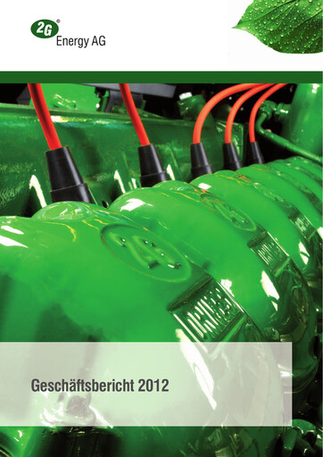Thumbnail 2G Energy AG Annual Report 2012