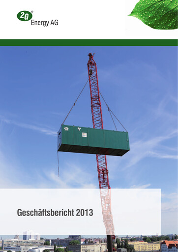Thumbnail 2G Energy AG Annual Report 2013