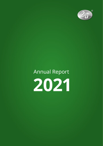 Miniature 2G Energy AG Rapport annuel 2021